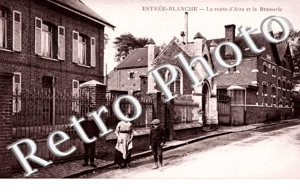 la route d&#039;Aire et la Brasserie