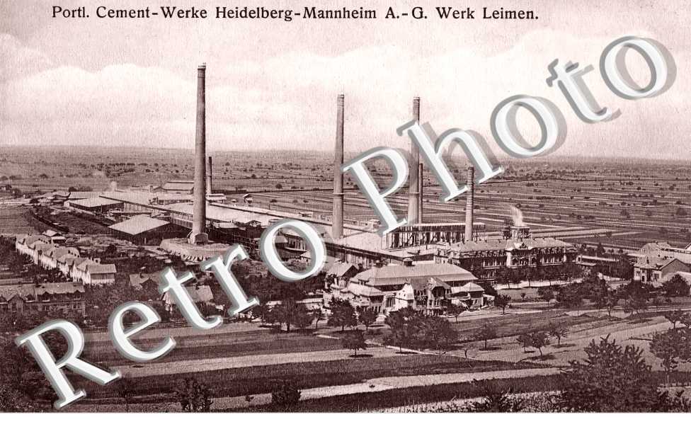 Portl. Cement-Werke Heidelberg-Mannheim. A-G Werk Leimen