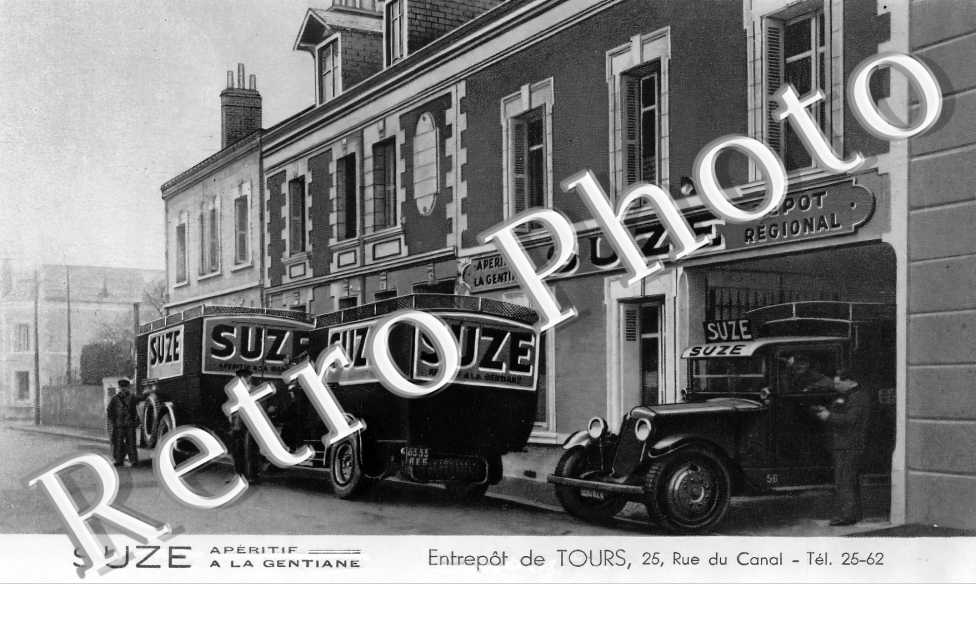 SUZE apéritif à la gentiane. 26 rue du canal