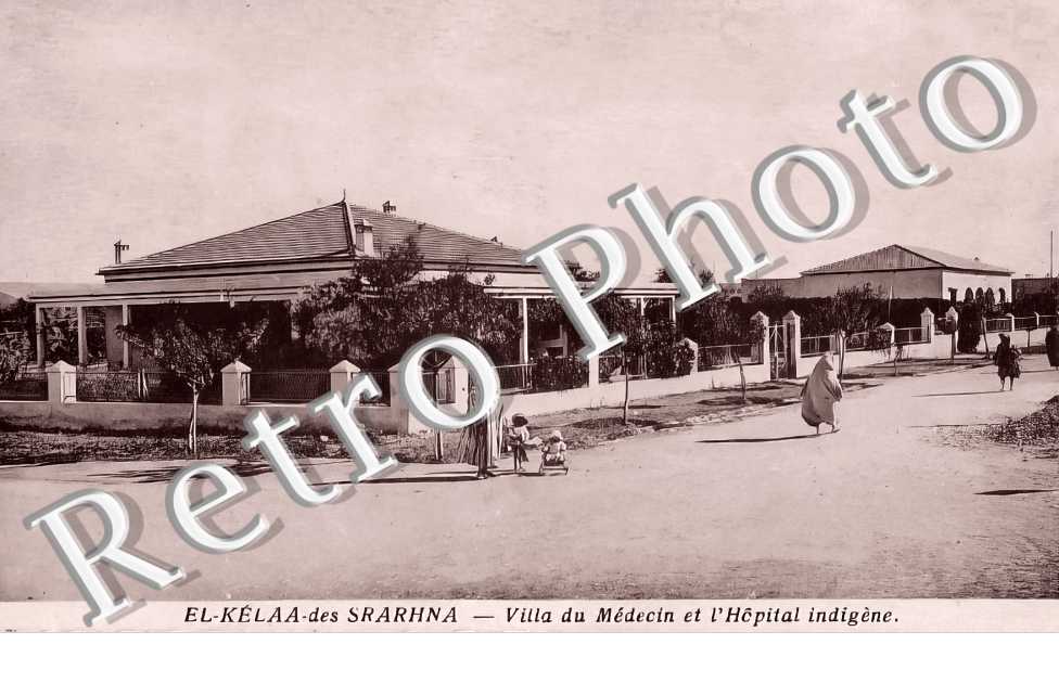 villa du médecin et l'hôpital indigène