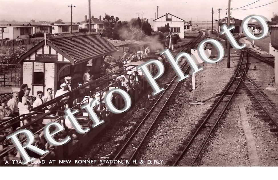 A train Load at New Romney station