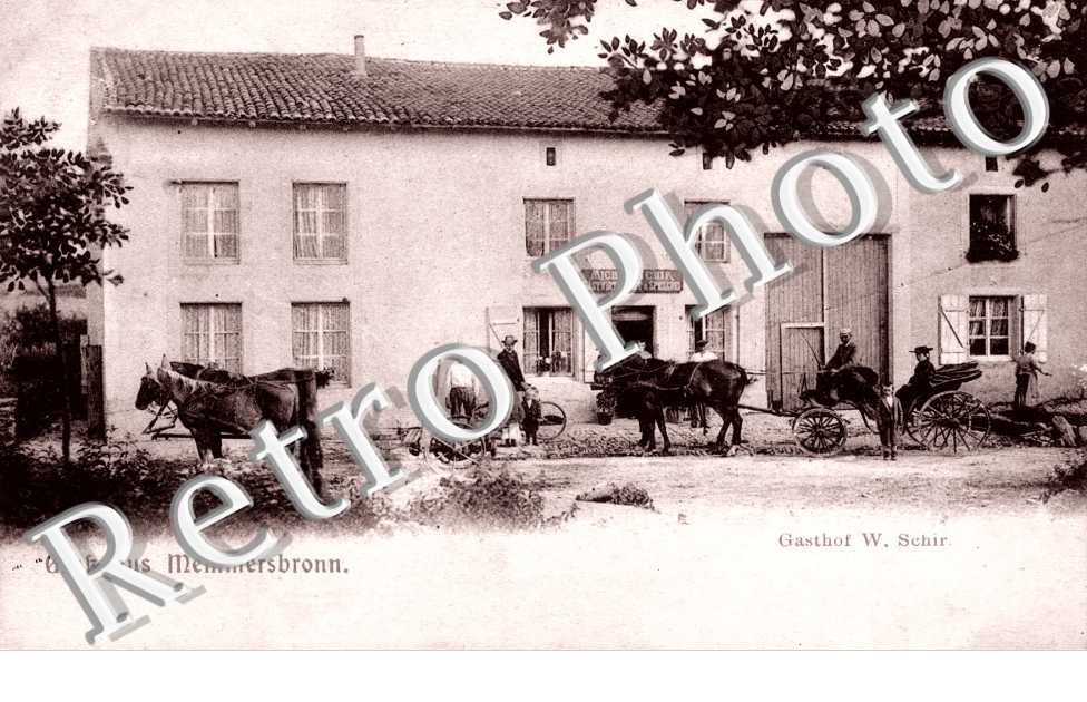Gruss aus Memmersbronn. Gasthof W. Sehir