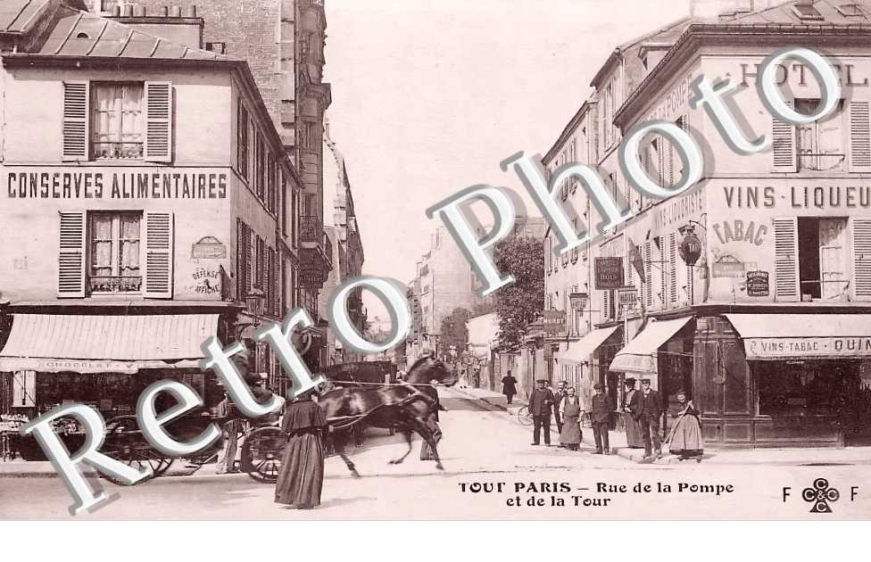Rue de la Pompe et de la Tour