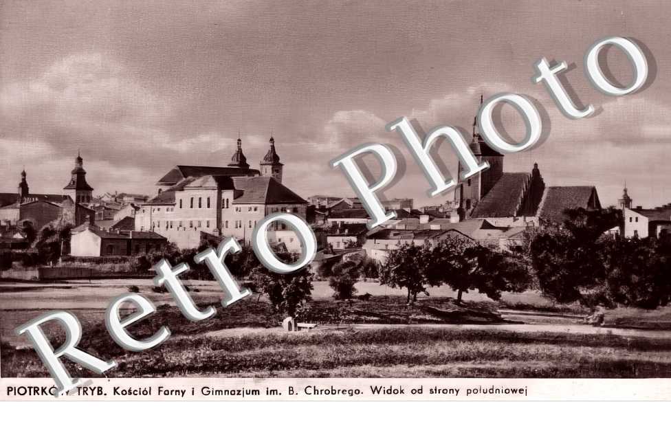 Kosciol Farny i Gimnazium im. B. Chrobrego