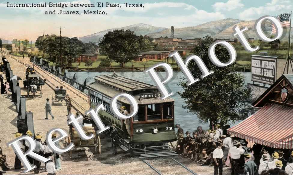 International Bridge between El Paso, Texas and Juarez, Mexico