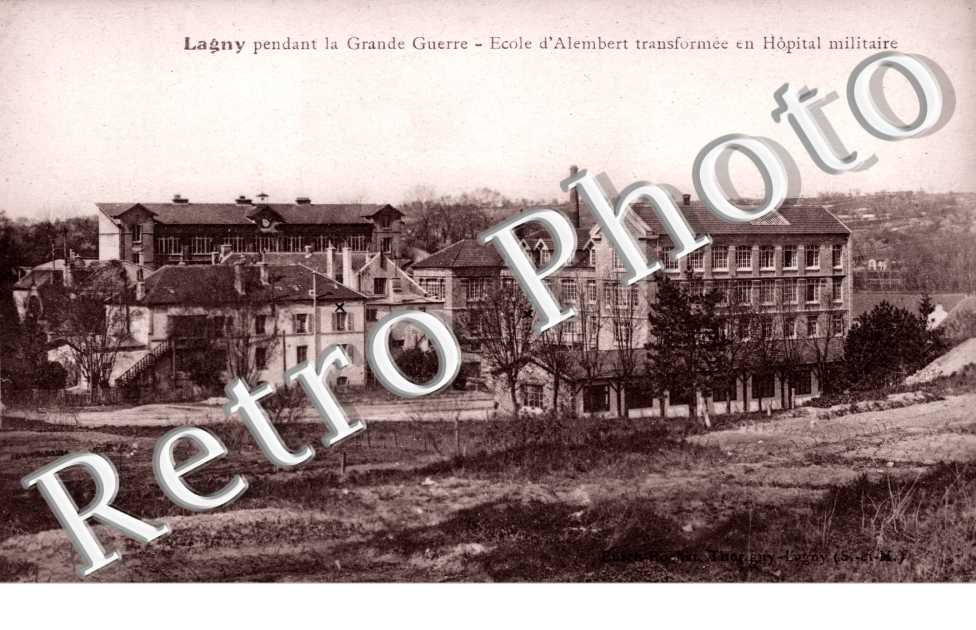Ecole d&#039;Alembert transformée en Hopital Militaire