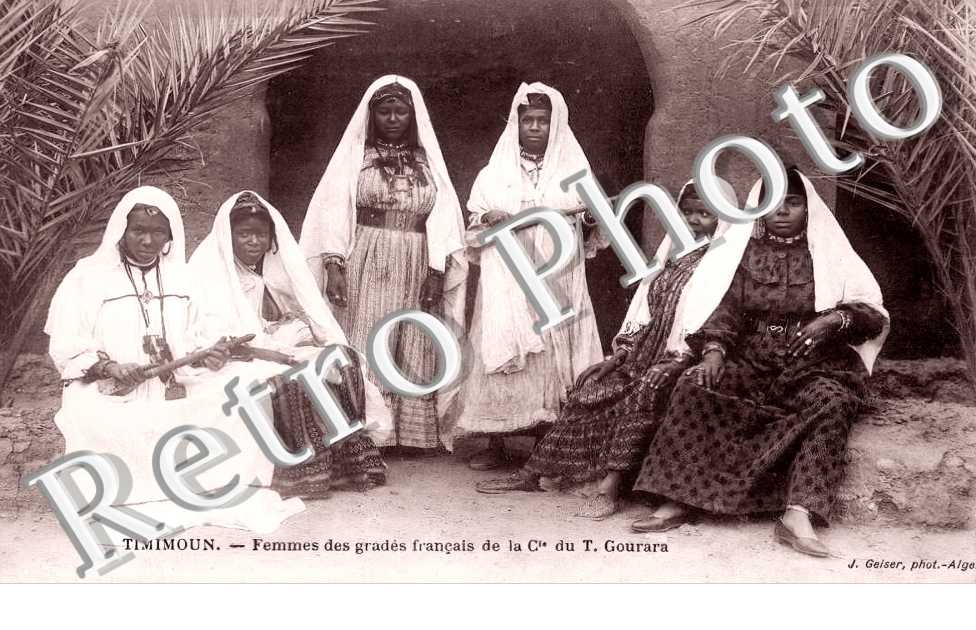 Femmes des gradés français de la Cie du T. Gourara