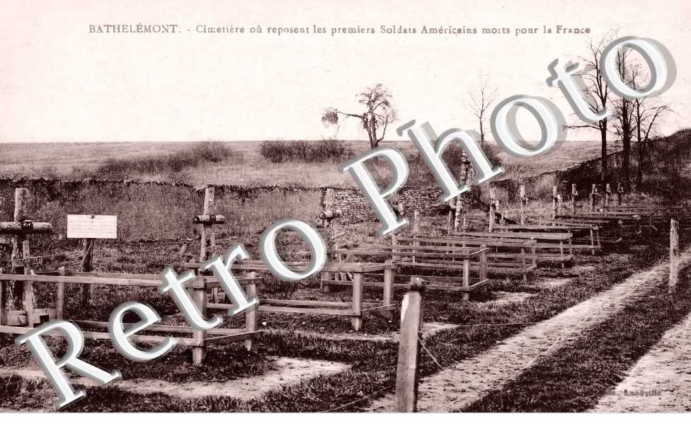 Cimetière où reposent les premiers soldats américains morts pour la France