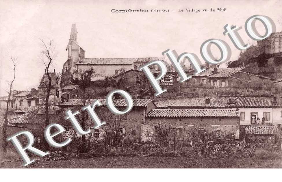 le village vu du Midi