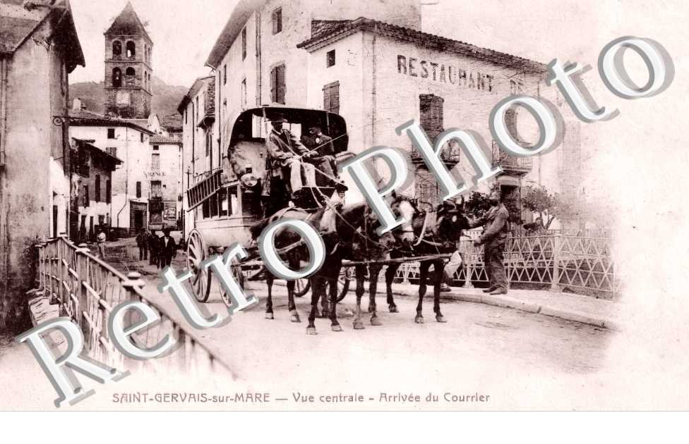 Vue centrale. Arrivée du courrier