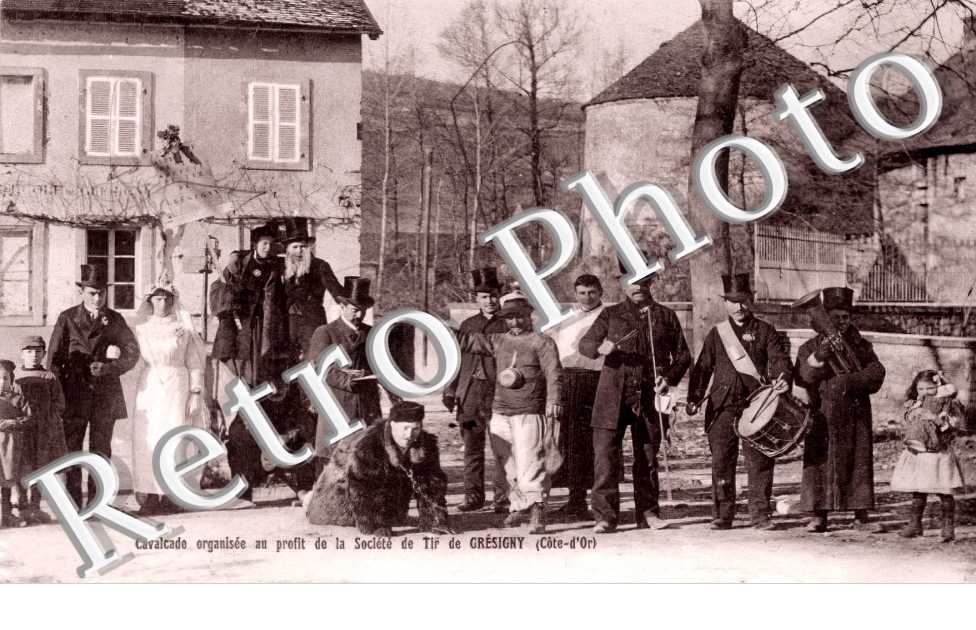Cavalcade organisée au profit de la société de Tir de Grésigny