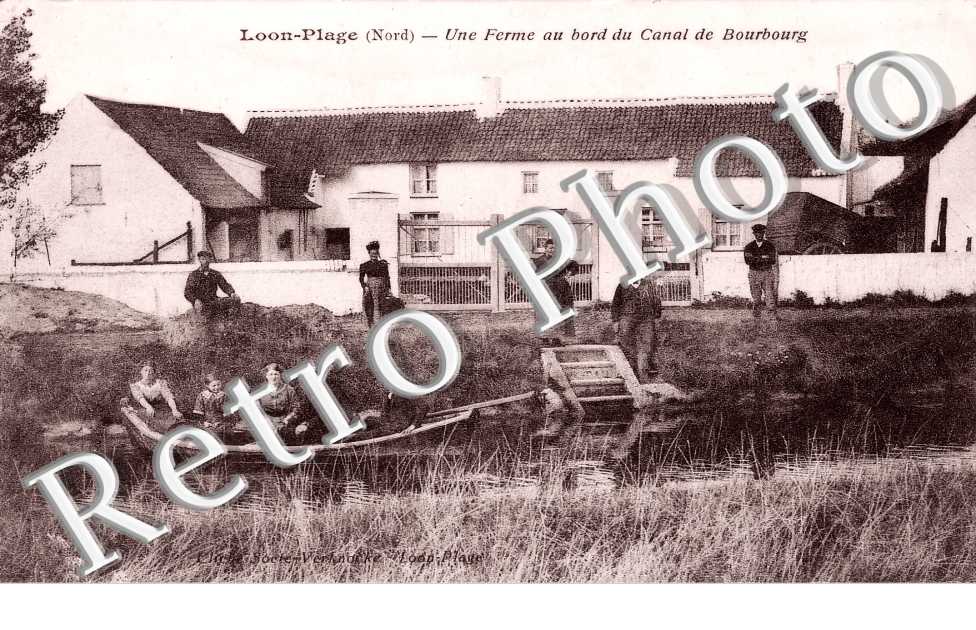 une ferme au bord du canal de Bourbourg
