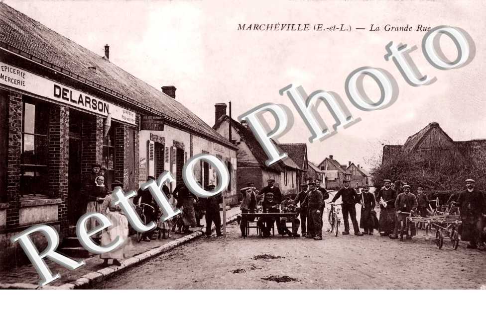 La Grande Rue. Epicerie Mercerie Delarson