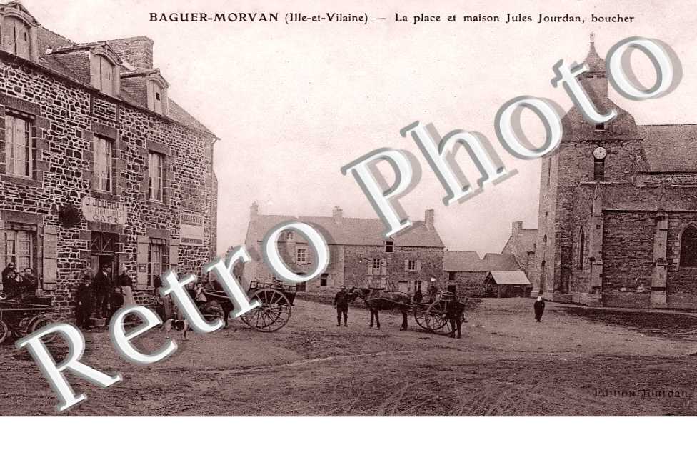 la place et maison Jules Jourdan, boucher