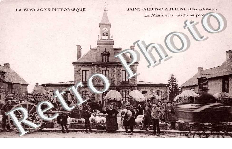 la Mairie et le marchÃ© aux porcs
