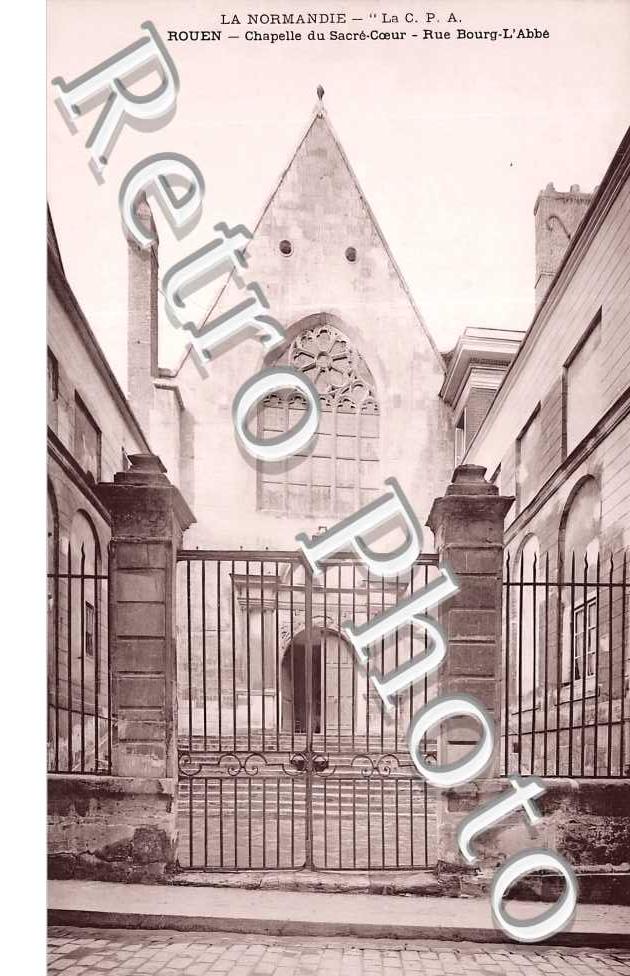 chapelle du Sacré Coeur. Rue Bourg-l'Abbé