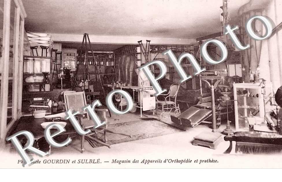 Pharmacie Gourdin et Sulblé. Magasin des Appareils d'Orthopédie et prothèse