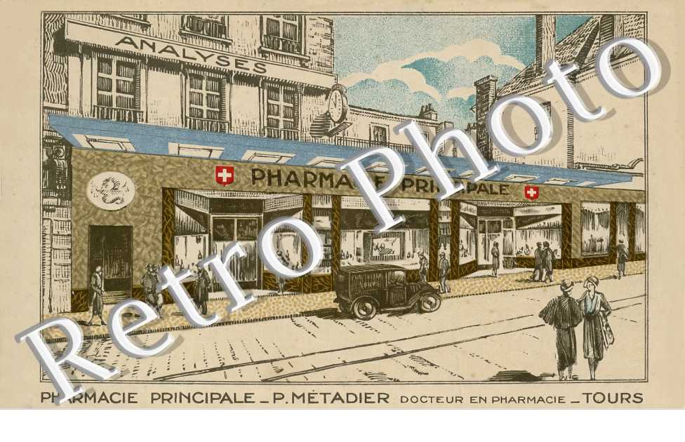 Pharmacie Principale p. Métadier Docteur en Pharmacie. Rue Nationale