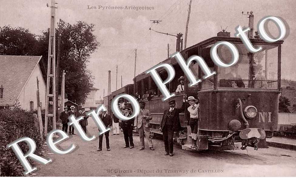 départ du Tramway de Castillon