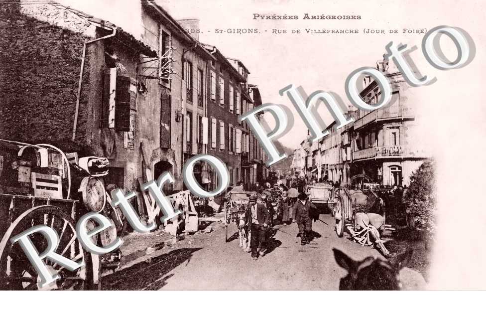 rue de Villefranche (jour de foire)