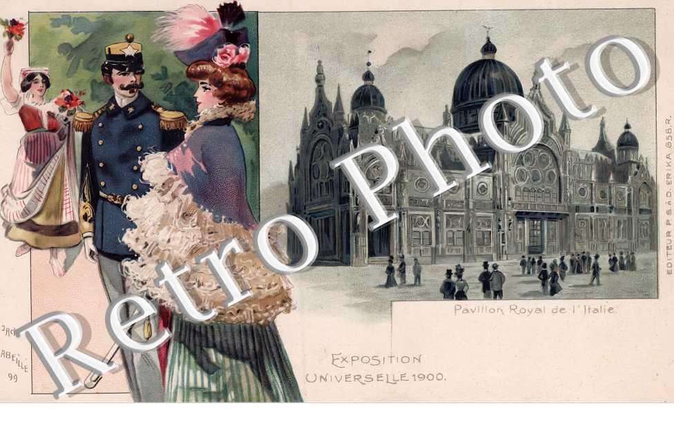 Exposition universelle de 1900. Pavillon Royal de l'Italie