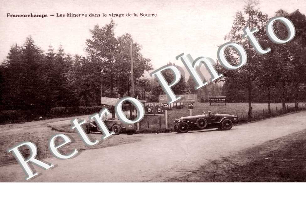 Les Minerva dans le virage de la Source