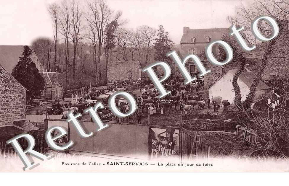 la place un jour de foire