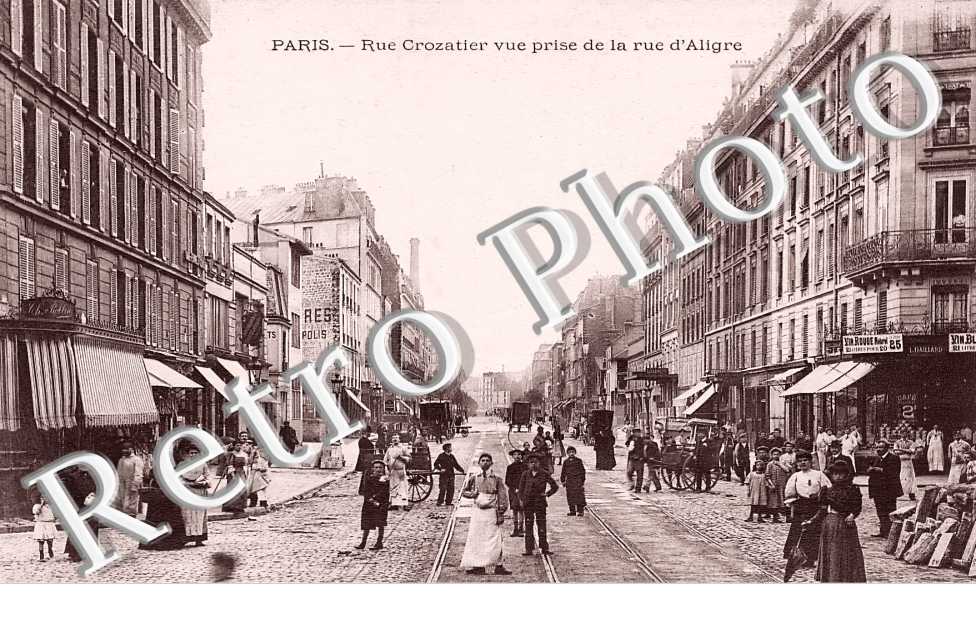 rue Crozatier vue prise de la rue d&#039;Aligre