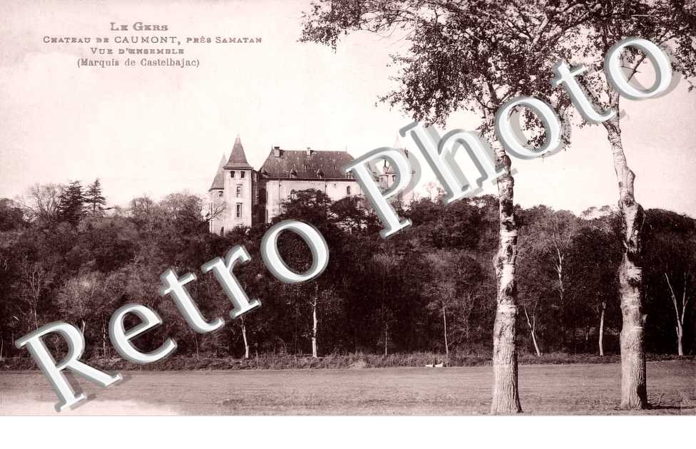 chateau de Caumont. Vue d&#039;ensemble