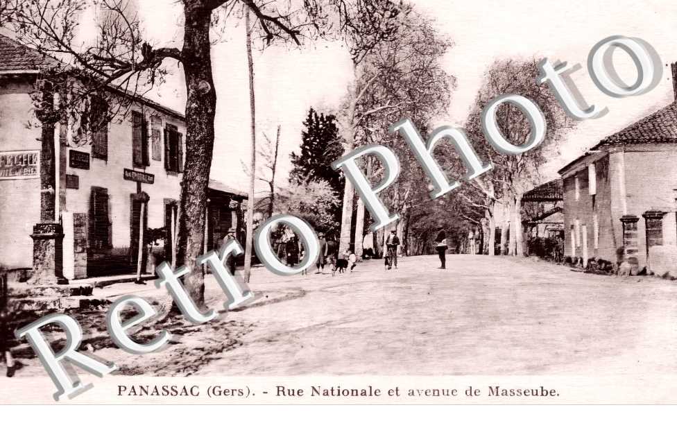 Rue Nationale et avenue de Masseube
