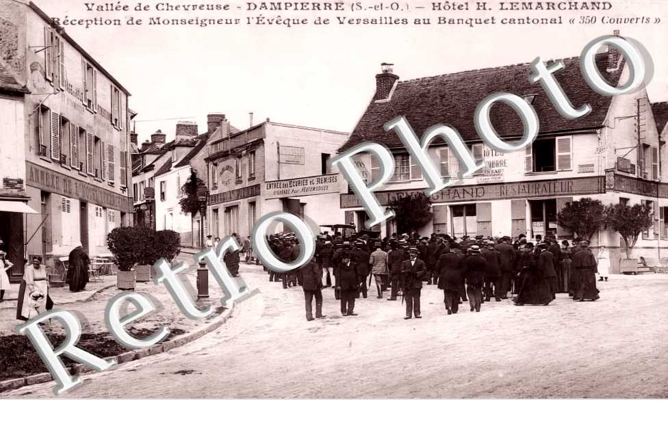 HÔtel H. Lemarchand. Réception de Monseigneur l&#039;Evêque de Versailles au Banquet cantonal