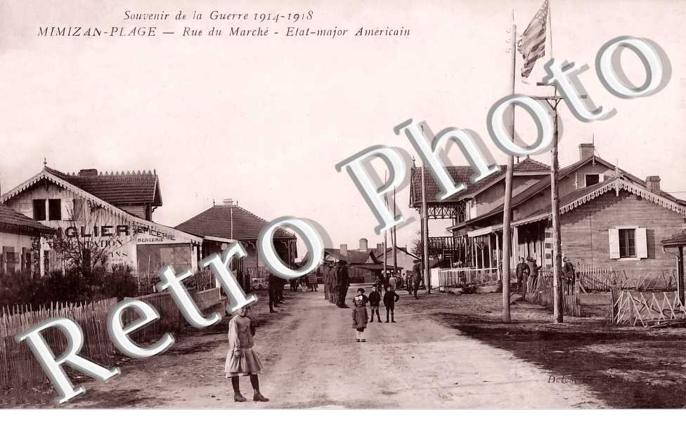 rue du marché. Etat-major américain
