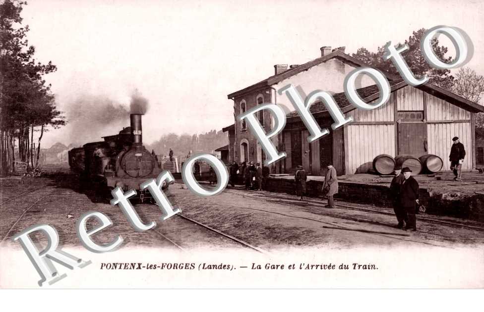 La gare et l&#039;arrivée du Train