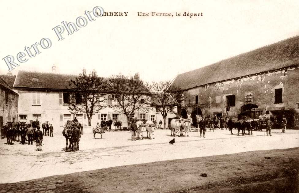 Une ferme - le depart