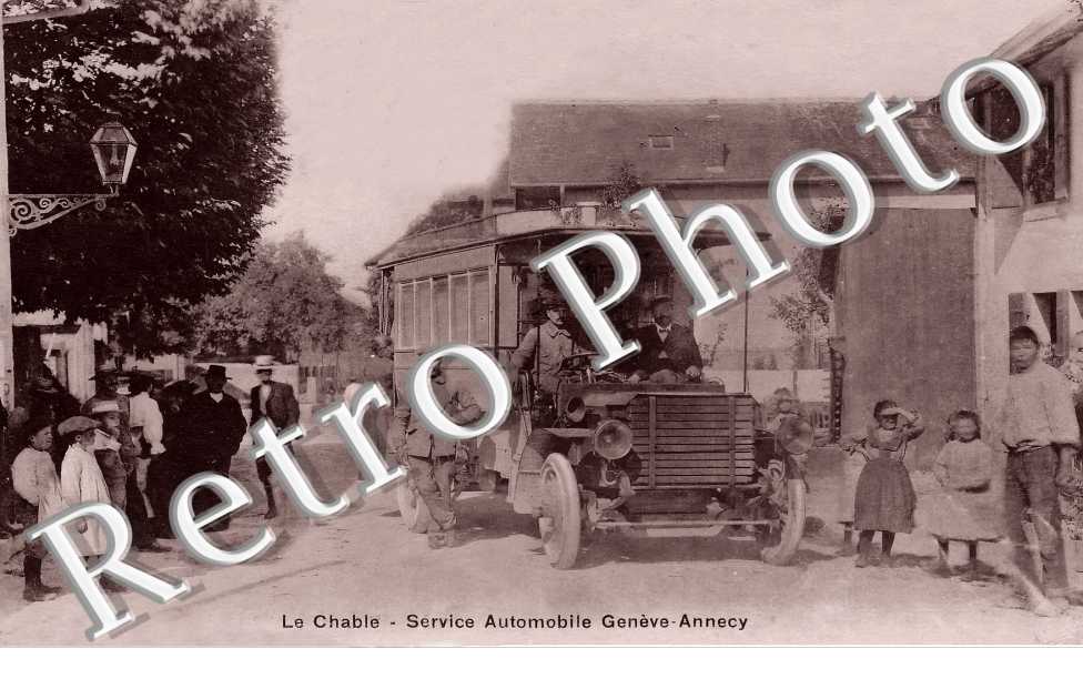 Le Chable. Service Automobile Genève-Annecy
