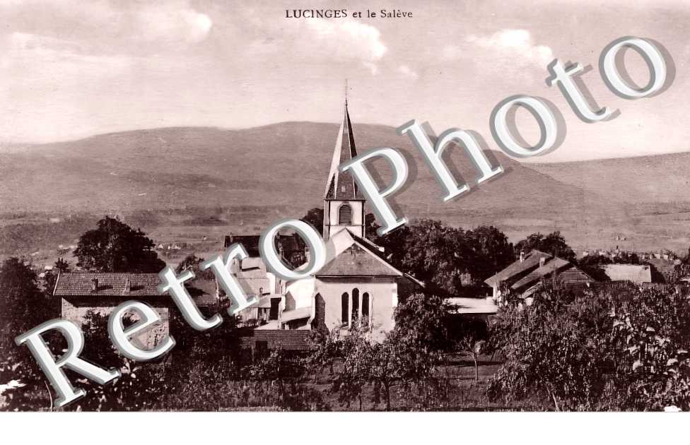 vue générale et le Salève