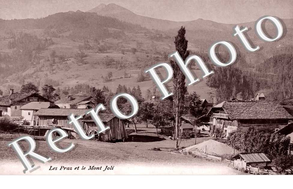 Les Praz et le Mont Joli