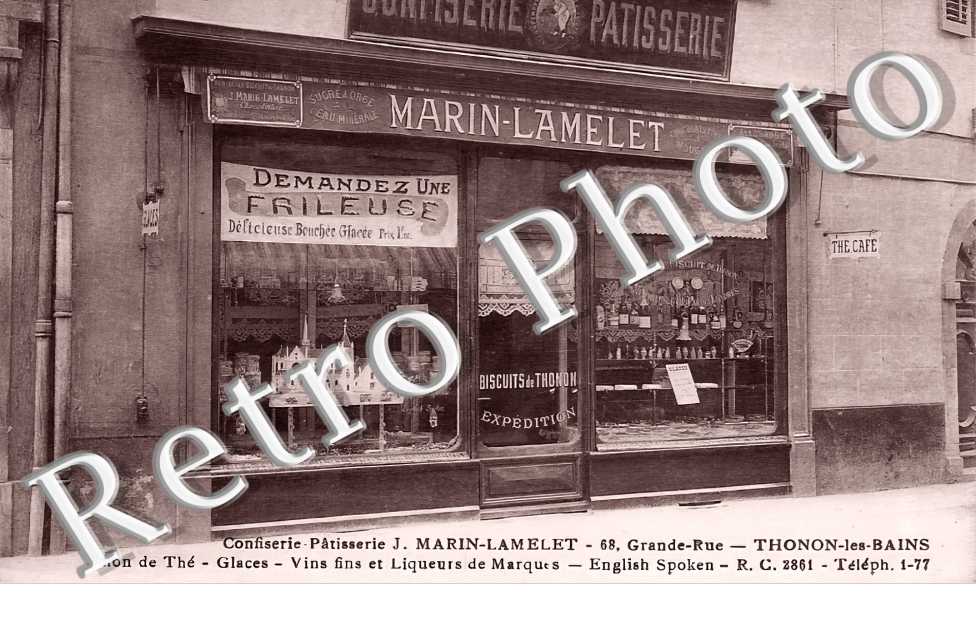 Confiserie-Pâtisserie J. Marin-Lamelet 68 Grande rue