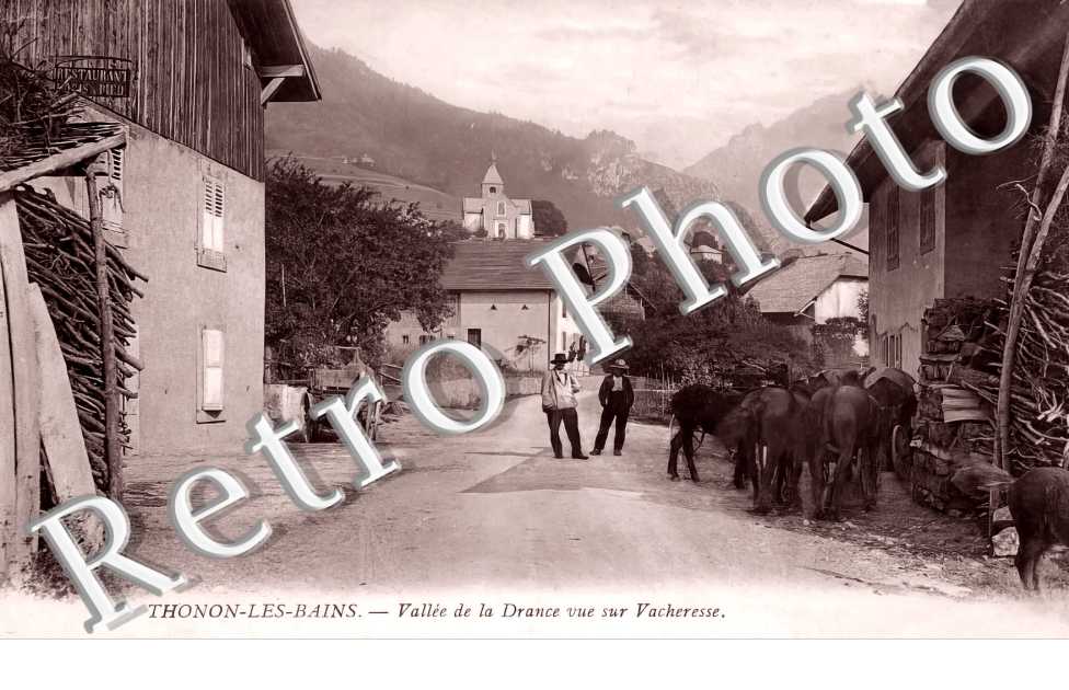 Vallée de la Drance vue sur Vacheresse