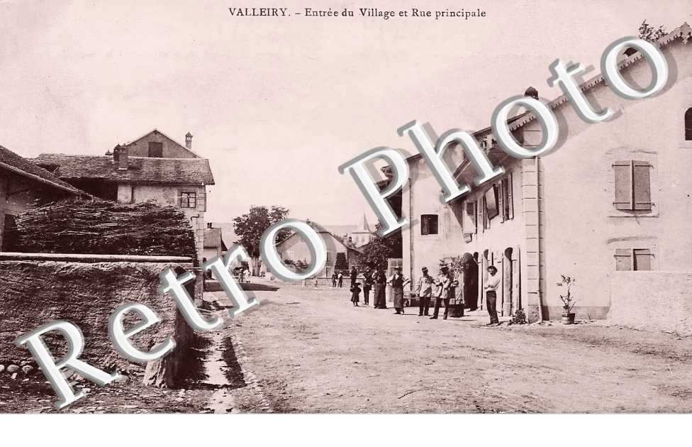 entrée du village et rue principale