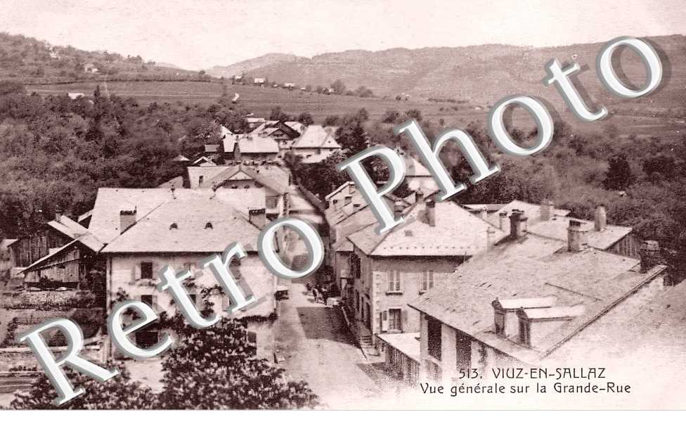 vue générale sur la Grande Rue