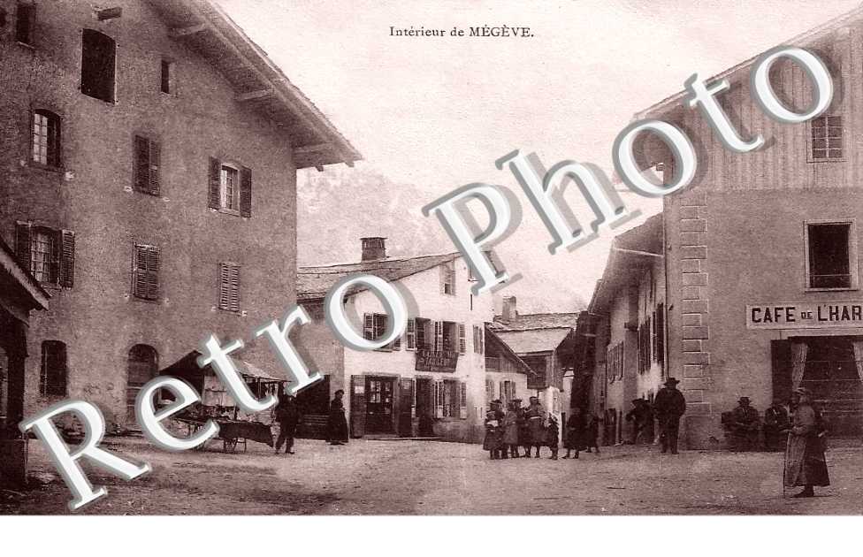 Intérieur de Megève. Café.