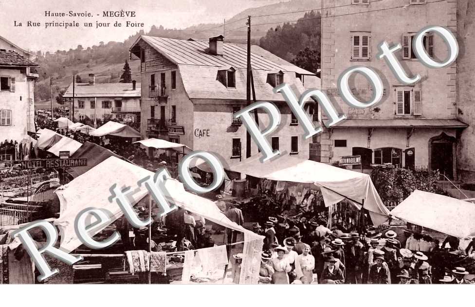 la rue principale un jour de Foire