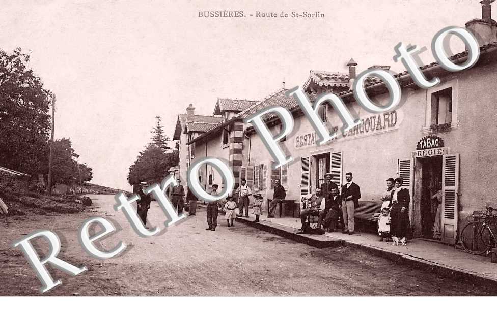 Route de Saint-Sorlin. Restaurant Sangouard