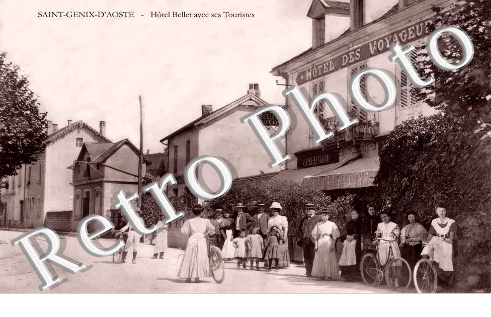 Hôtel Bellet avec ses touristes