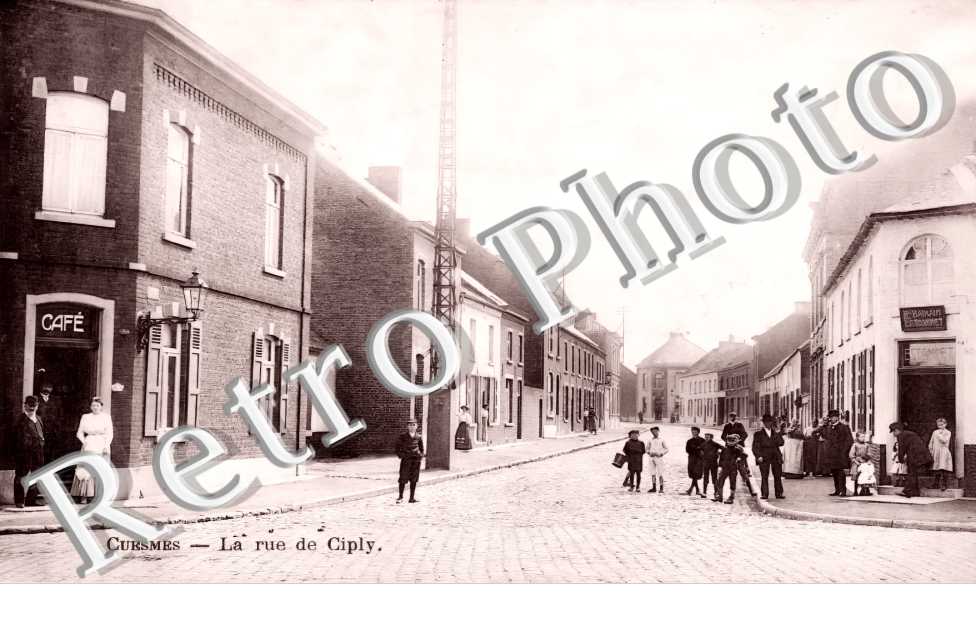 CUESMES. La rue de Ciply