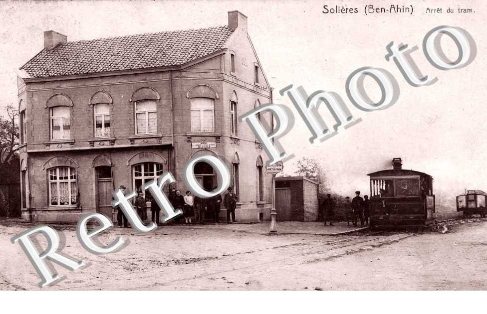 Ben-Ahin. Solières. Arrêt du Tram