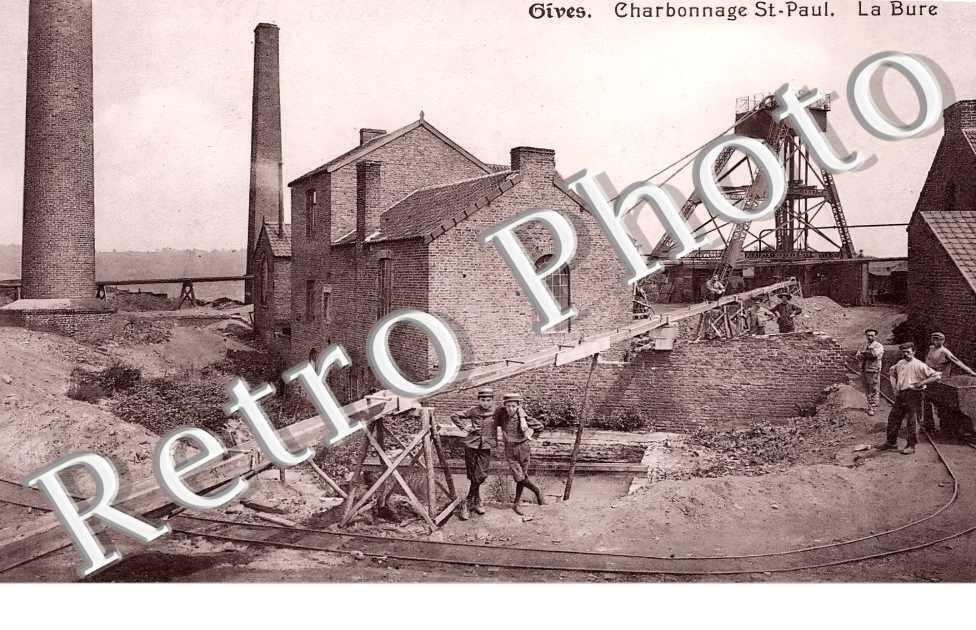 Ben-Ahin. Gives. Charbonnage Saint-Paul. La Bure