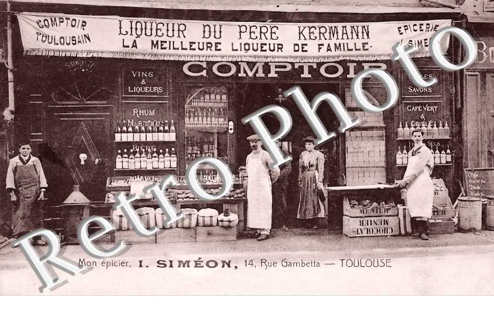 Mon épicier T. Siméon 14 rue Gambetta. Comptoir Toulousain