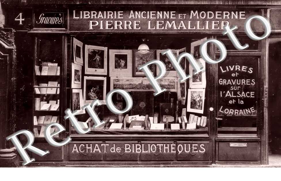 4 RUE DES ORFEVRES -  LIBRAIRIE " PIERRE LEMAILLIER "